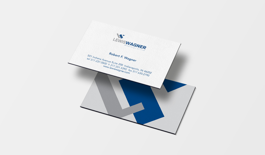 Lewis Wagner Business Card Mockup